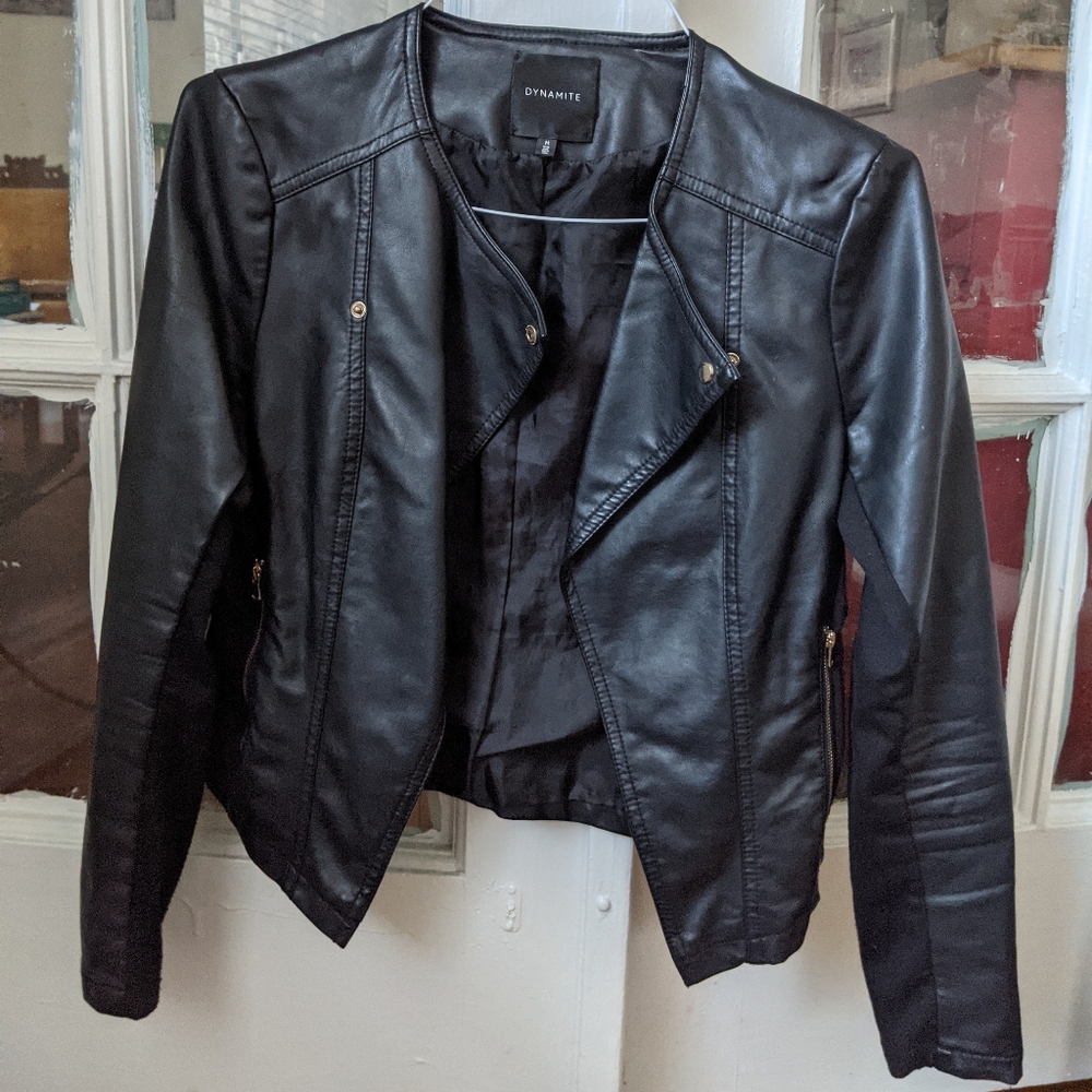 Dynamite faux leather jacket
